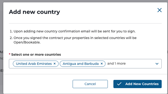 adding new countries