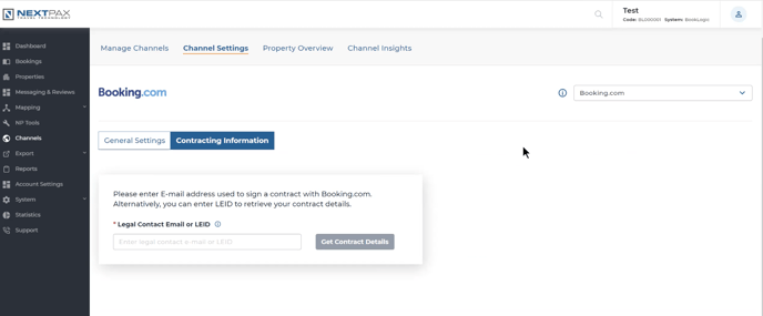 enter existing legal entity id